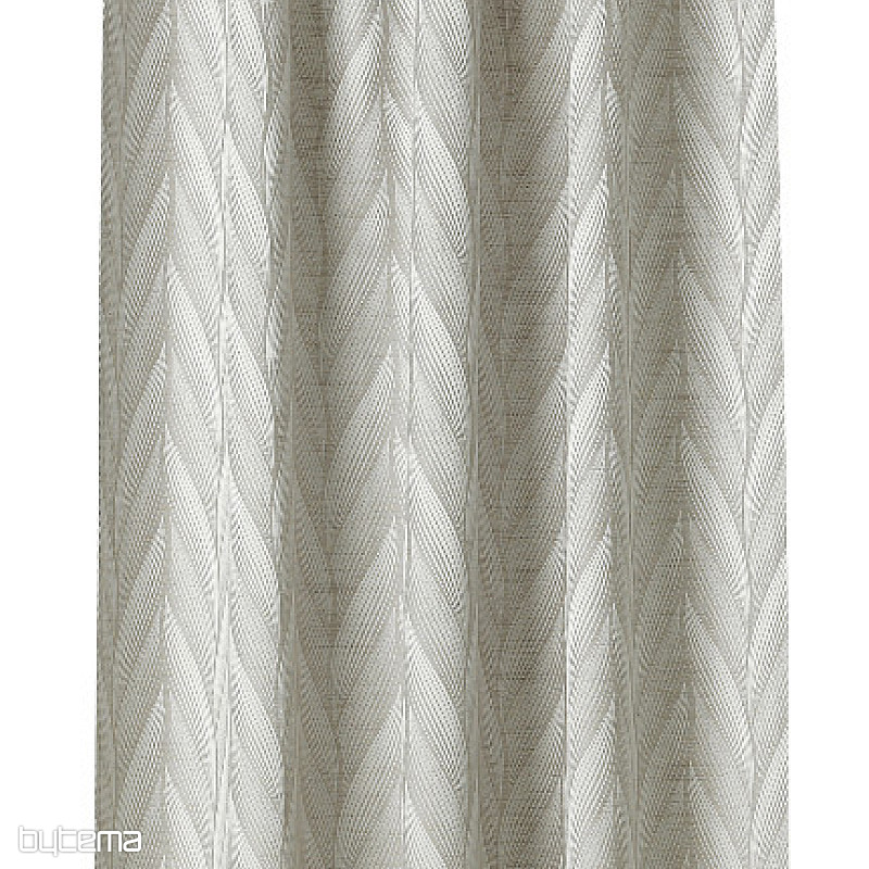 Dekorační závěs PAJA béžovo-šedý 146x245