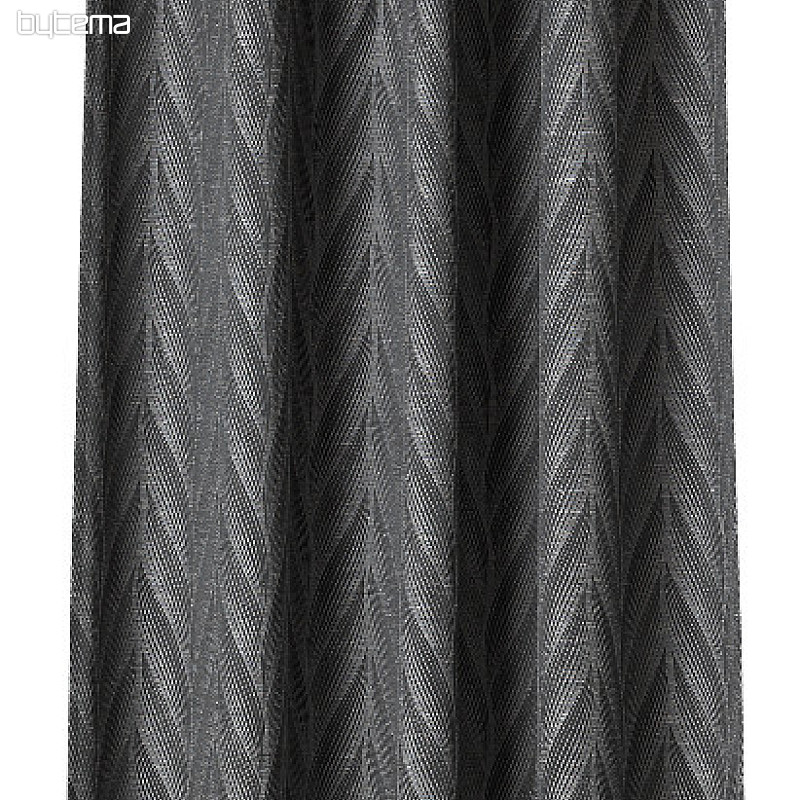 Dekorační závěs PAJA černo-šedý 146x245