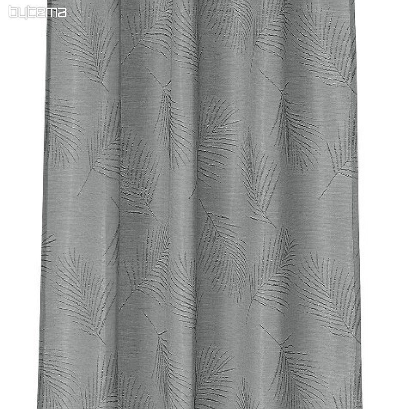 Dekorační závěs PALOMA tm. šedý 146x245