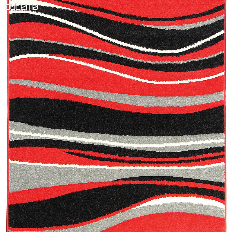 Kusový koberec PORTLAND vlny červené