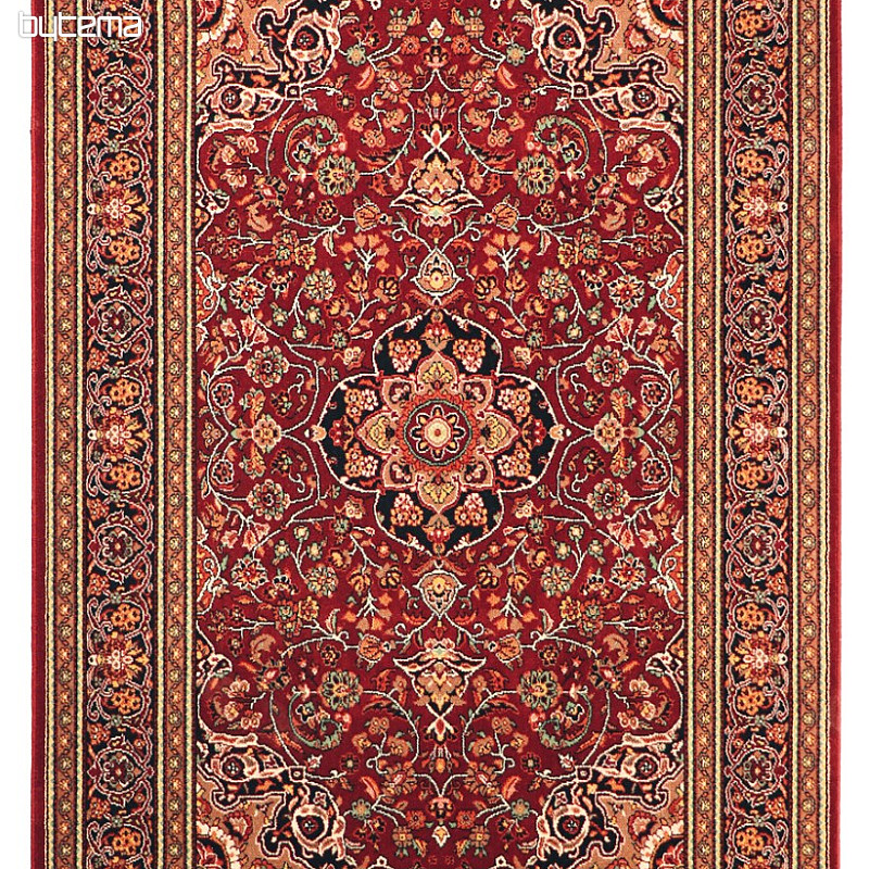 Luxusní vlněné koberec PRAGUE Bordó