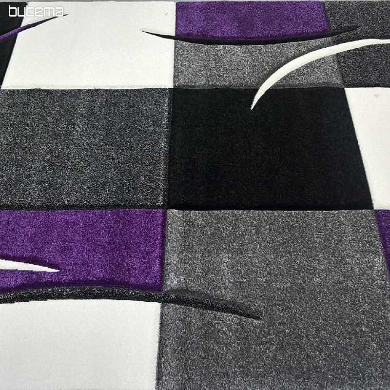 Moderní kusový koberec MOND MERINO fialový