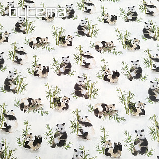 Bavlněná látka PANDA