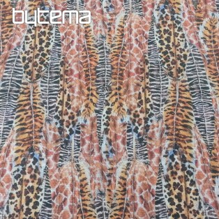 Dekorační látka Peří gepard