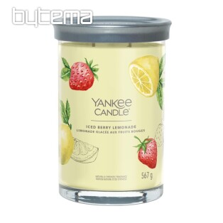 svíčka YANKEE CANDLE vůně ICED BERRY LEMONADE TUMBER VELKÝ 2 knoty