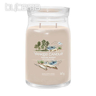 svíčka YANKEE CANDLE vůně SEASIDE WOODS SKLO VELKÉ 2 knoty