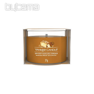 svíčka YANKEE CANDLE vůně SPICED BANANA BREAD sklo 37g