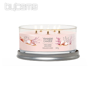 svíčka YANKEE CANDLE vůně PINK SANDS TUMBER STŘEDNÍ 5 knotů