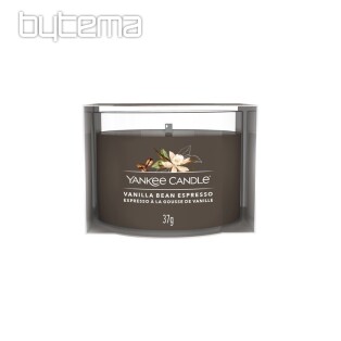 svíčka YANKEE CANDLE vůně VANILLA BEAN ESPRESO VE SKLE 37 g