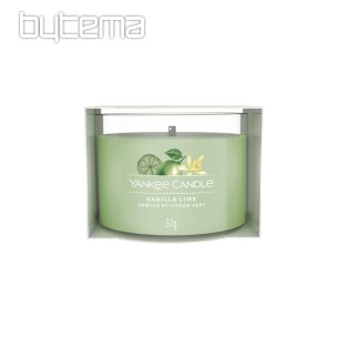 svíčka YANKEE CANDLE vůně VANILLA LIME VE SKLE 37 g