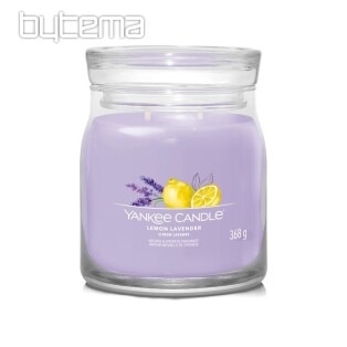 YANKEE CANDLE - LEMON LAVENDER SKLO STŘEDNÍ 2 knoty