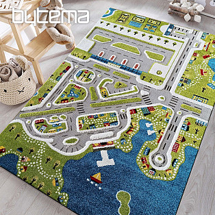 Dětský kusový koberec Color Kids 01 CESTA MĚSTEM