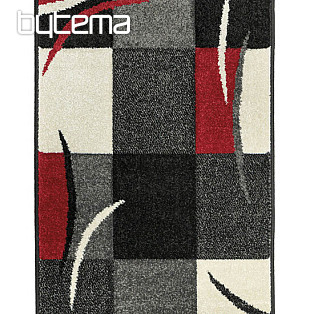 Kusový koberec PORTLAND černo bílý