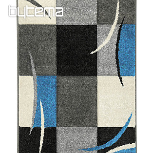 Kusový koberec PORTLAND modročerný