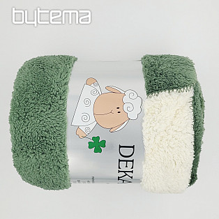 Deka ovečka-ovečka LESNÍ ZELENÁ