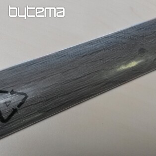 Přechodový profil DUB šedý 30 mm, samolepící