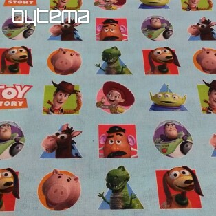 Bavlněná látka TOY STORY PATCH