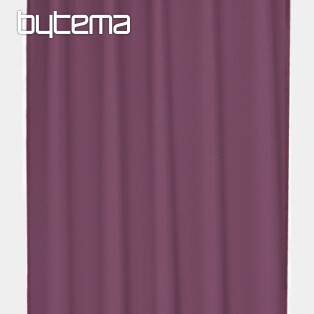 Lehký dekorační závěs VICKY tmavě fialový 140x245