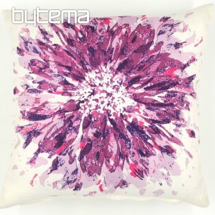 Dekorační povlak na polštář FLOWER fialový