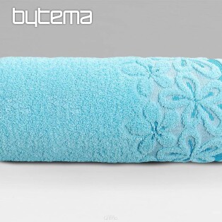 Luxusní ručník a osuška BELLA tyrkys modrá