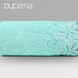 Luxusní ručník a osuška BELLA tyrkys zelená