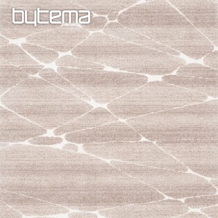 Kusový koberec BOHO geometrický béžová / bílá