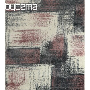 Kusový koberec DOUX malířské plátno šedá / růžová