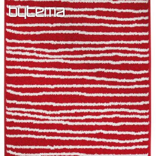 Kusový koberec LOTTO pruhy červená/bílá