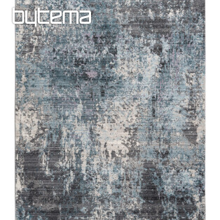Moderní koberec MEDELLIN 400 stříbrný / modrý