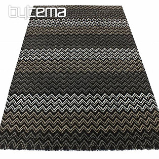 Moderní koberec ZIG ZAG brown