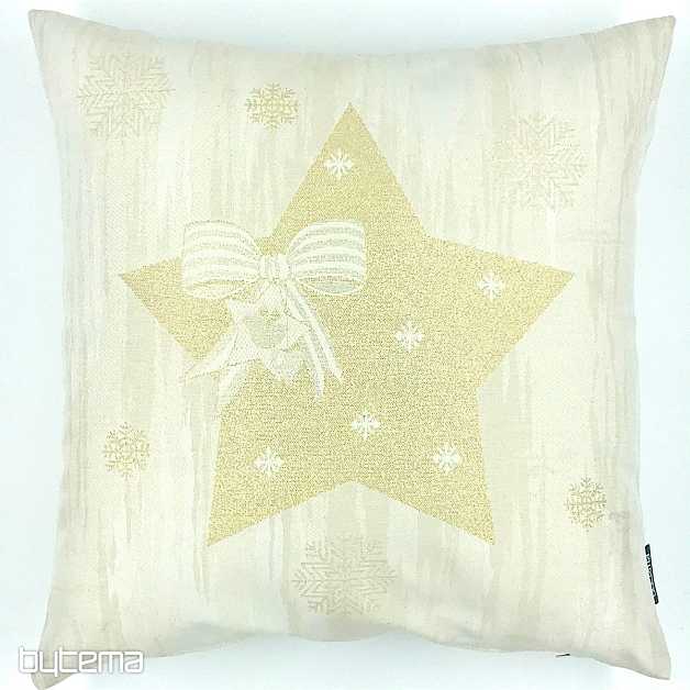 Vánoční dekorační polštář STAR GOLD