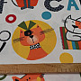 Dětská dekorační látka Kočky - sweety cat