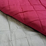 Moderní přehoz na postel EVA NEW - šedá, růžová