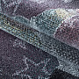 Luxusní dětský kusový koberec FUNNY jednorožec šedý