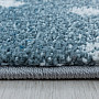 Luxusní dětský kusový koberec FUNNY tučňák modrý