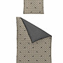Luxusní flanelové povlečení IRISETTE 8395-80 PANDA šedo béžové
