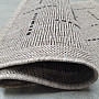 Koberec buklé FLOORLUX 20008 čárky silver-black