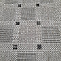 Koberec buklé FLOORLUX 20079/04 tečky silver -black