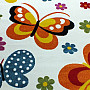 Dětský koberec MONDO NEW Motýli bílý