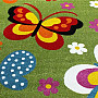 Dětský koberec MONDO NEW Motýli zelený