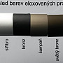 Přechodový profil STŘIBRO 40 mm, samolepící