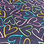 Dětský kusový koberec kruh HEARTS