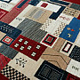 Kusový koberec NOMAD patchwork red