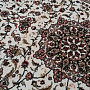 Klasický vlněný koberec MOLDAVA medailon krém