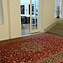 Klasický vlněný koberec MOLDAVA medailon bordo