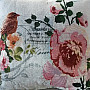Dekorační povlak Růže a ptáček