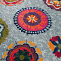 Kusový koberec MANDALY šedomodrý