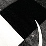 Moderní kusový koberec MOND MERINO černý NOVINKA