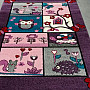 Dětský koberec ZVÍŘÁTKA lila