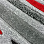 Kusový koberec FANTASY šedý červený